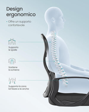 Ergonomic Office Chair with Lumbar Support - Karrari