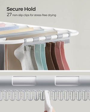 2-Tier Clothes Horse Dryer – Foldable, Space-Saving - Karrari