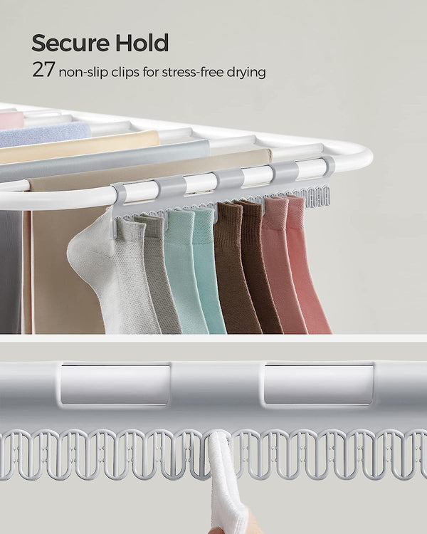 2-Tier Clothes Horse Dryer – Foldable, Space-Saving - Karrari