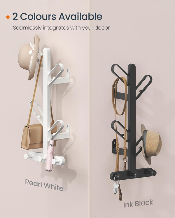 Wall-Mounted Coat Rack - 7 Hooks - Karrari