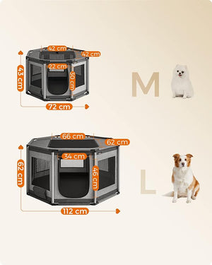 Oxford Fabric Octagon Dog Playpen (Storage Bag) - Karrari