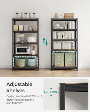 Industrial Shelving Unit – Adjustable Storage Rack (40x90x180 cm) - Karrari