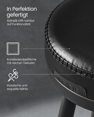 Swivel Faux Leather Bar Stools (Set of 2) - Karrari