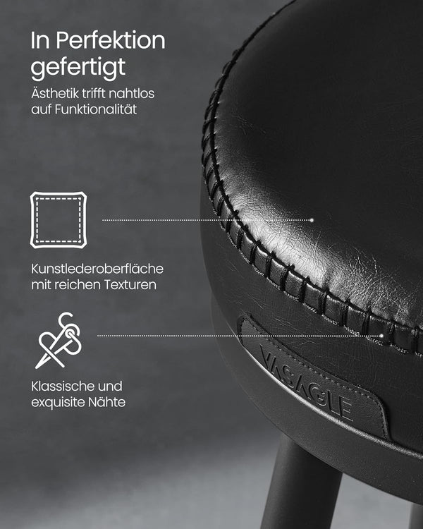 Swivel Faux Leather Bar Stools (Set of 2) - Karrari