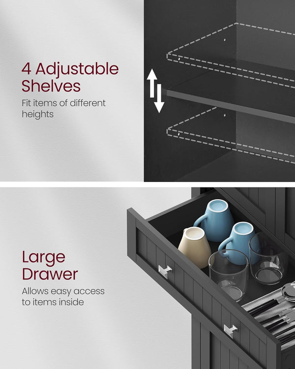 Freestanding Cupboard - Cabinets & Adjustable Shelves