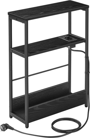 Side Table - Charging Port & Shelves - Karrari