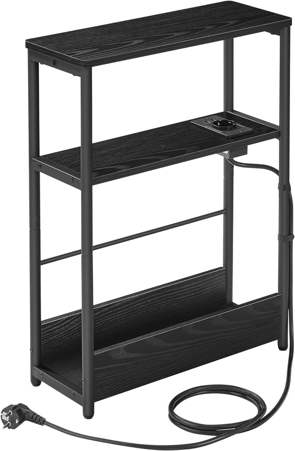Side Table - Charging Port & Shelves - Karrari