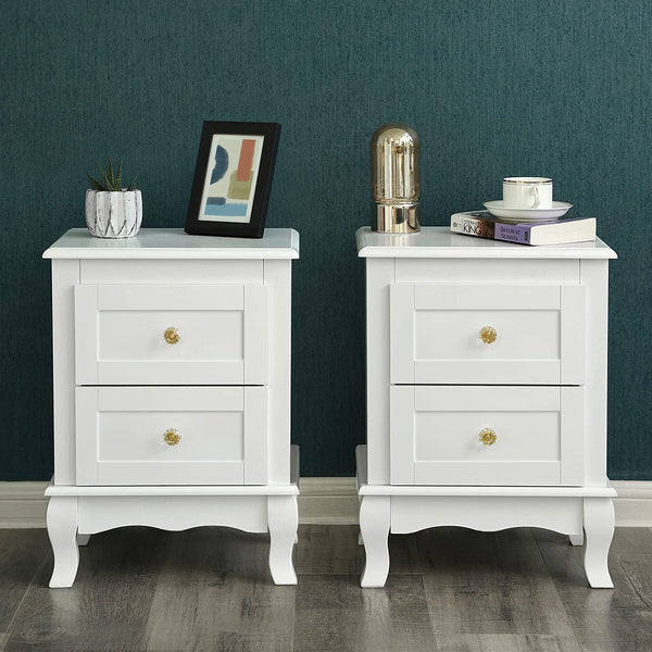 Set of 2 Bedside Tables with Drawers - Karrari