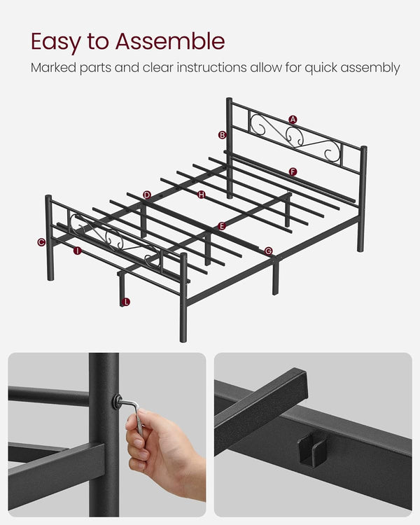 Double Metal Bed Frame - Karrari