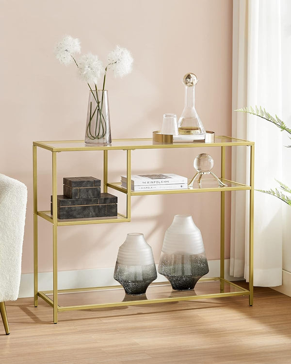 Modern Gold Console Table - Karrari
