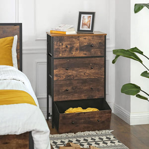 5-Drawer Fabric Storage Cabinet - Karrari