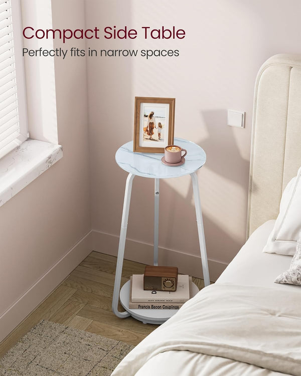 2-Tier Glass Bedside Table - Karrari