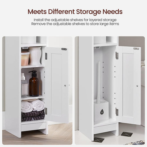Small Corner Bathroom Floor Cabinet - Karrari