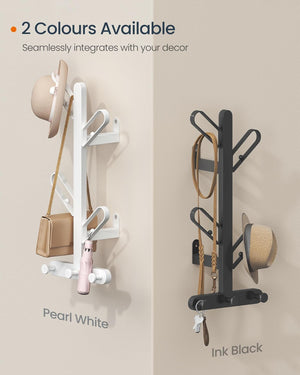 Wall-Mounted Coat Rack - 7 Hooks - Karrari