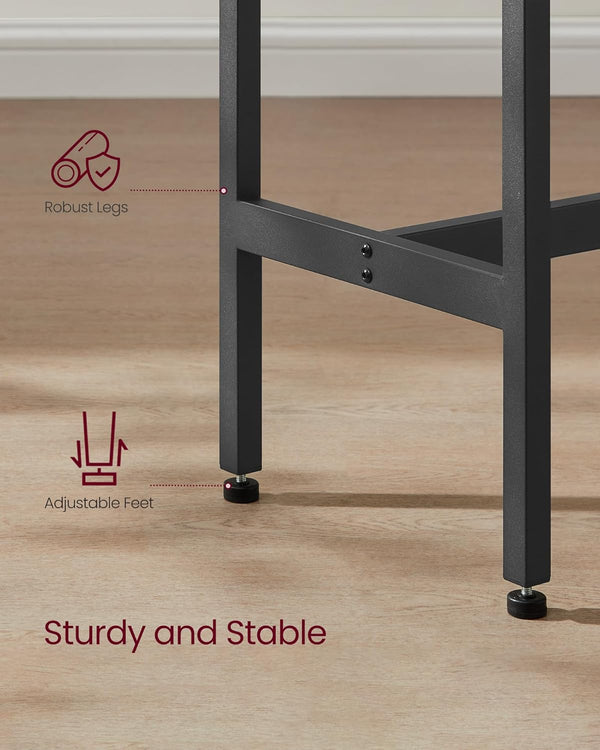 Industrial Bar Table with Steel Frame - Karrari