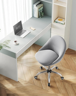 Grey Swivel Office Chair - Karrari