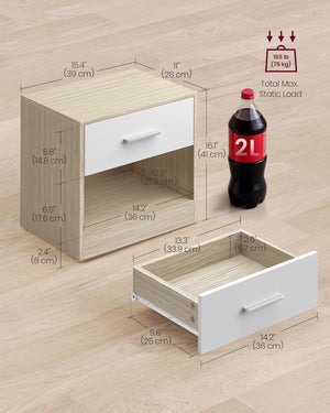Bedside Table with Drawer - Karrari