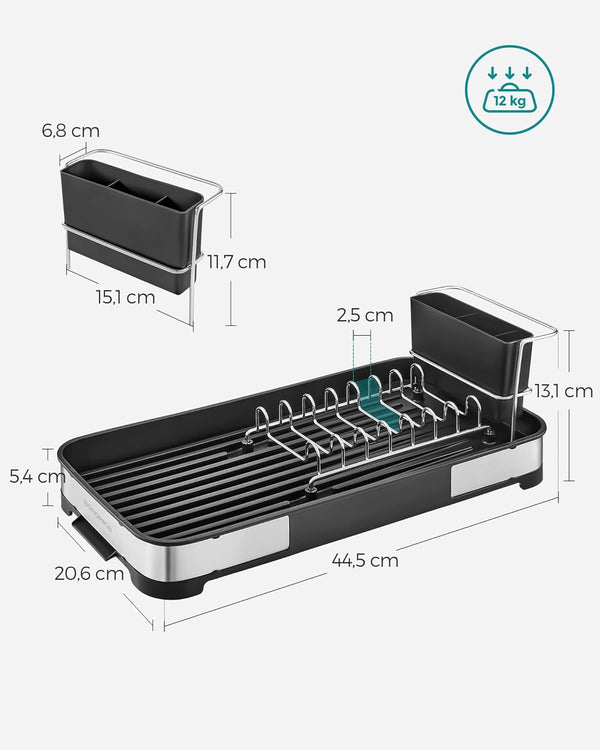 Small Stainless Steel Dish Drying Rack - Karrari