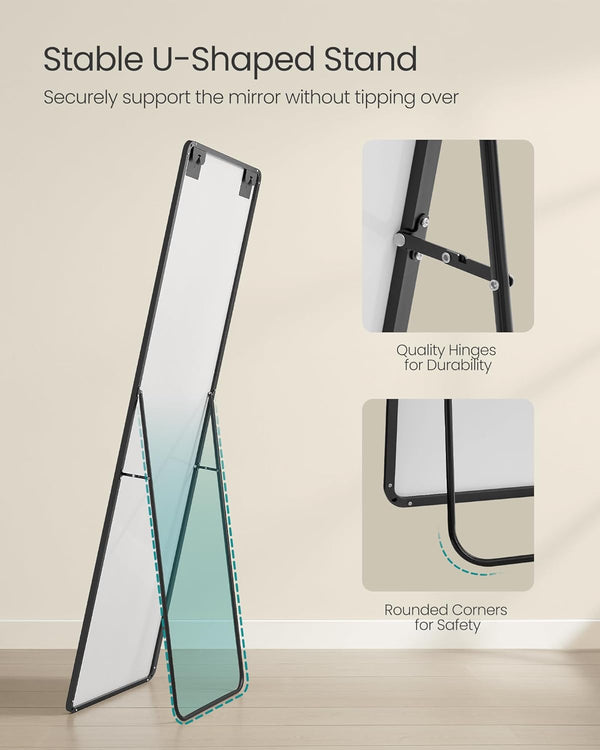 Full Length Floor Mirror with Stand - Karrari