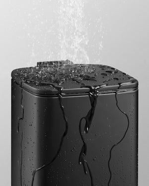 8L Steel Bathroom Bin with Soft Close Lid