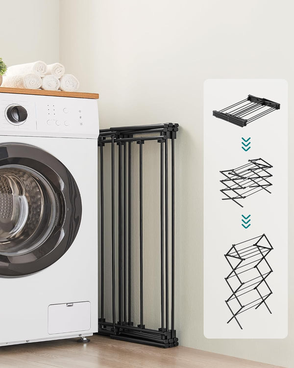 Compact Clothes Horse Dryer – Foldable, Easy Assembly - Karrari