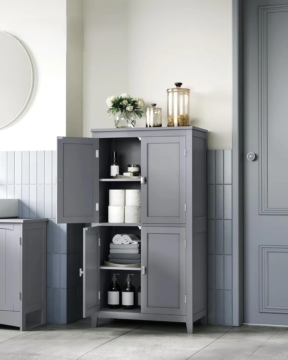 4-Door Bathroom Storage Unit - Karrari