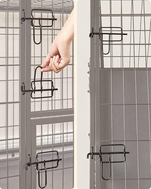 Heavy-Duty XXL Metal Dog Crate - Removable Tray - Karrari