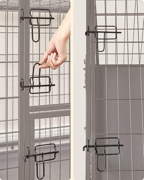Heavy-Duty XXL Metal Dog Crate - Removable Tray - Karrari