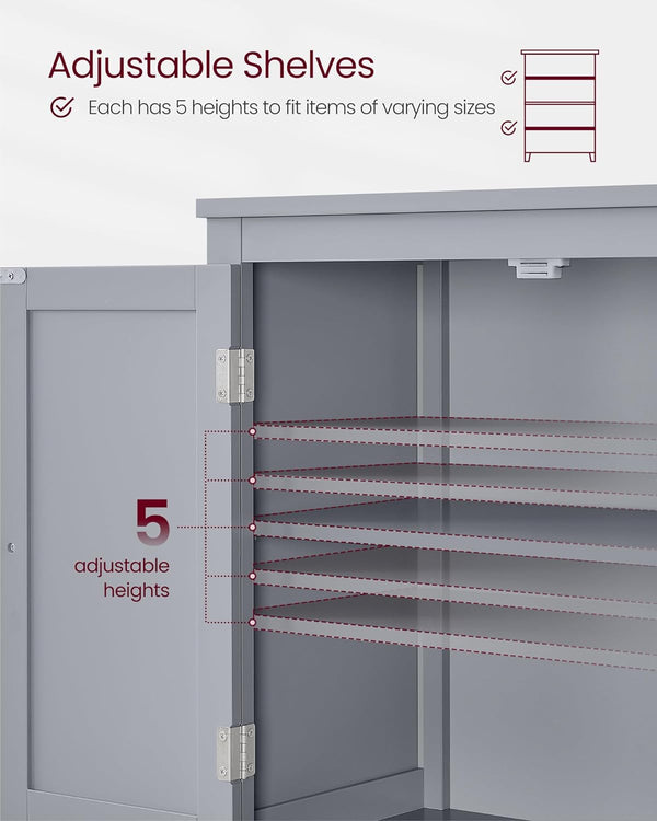 4-Door Bathroom Storage Unit - Karrari