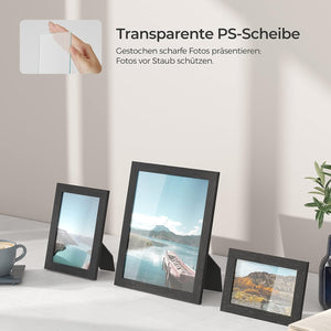 Set of 10 Collage Picture Frames (Wall or Tabletop) - Karrari