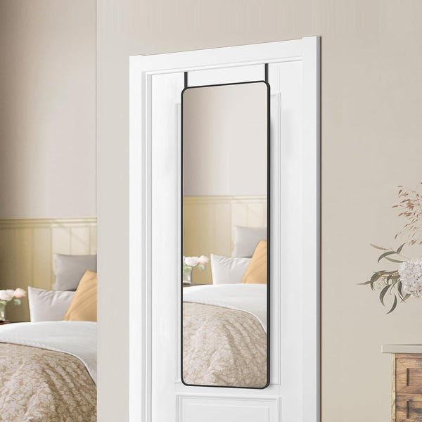 Full-Length Hanging Mirror, Over-Door or Wall-Mounted (40x120cm)