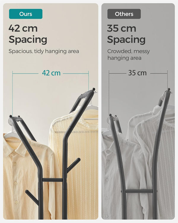 Heavy-Duty Double Clothes Rail with Wheels - Karrari