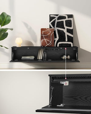 Wall-Mounted TV Cabinet with LED