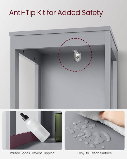 Tall Bathroom Floor Cabinet