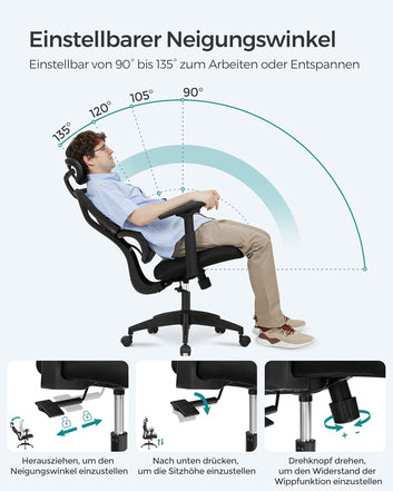 Ergonomic office chair ERGOVISION