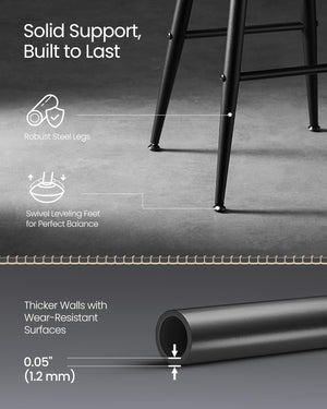 Set of 2 Backless Bar Stools