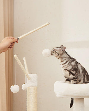 2-in-1 Cat Tree Tower with Litter Box Enclosure - Karrari