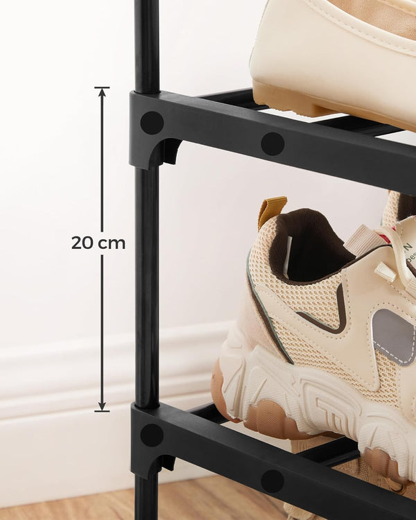 10-Tier Metal Shoe Rack – Customisable Design