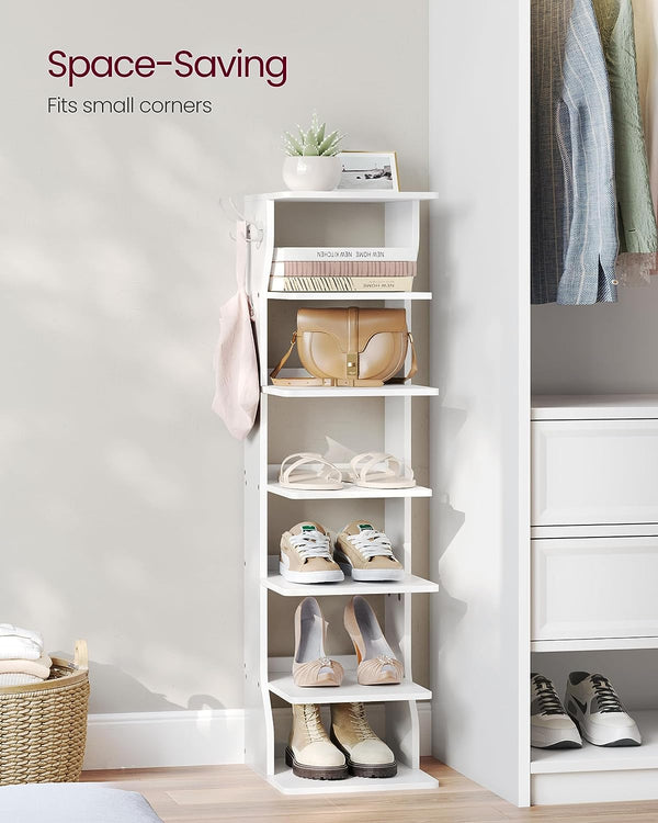 Slim 6-Tier Shoe Rack (Storage for Small Spaces) - Karrari