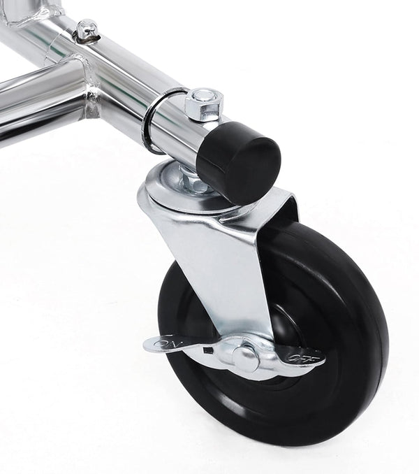 Heavy-Duty Metal Coat Rack Stand on Wheels - Karrari