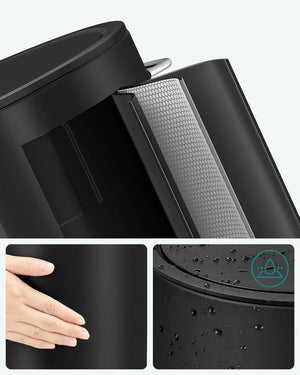 3L Bathroom Trash Can with Lid – Soft Close - Karrari