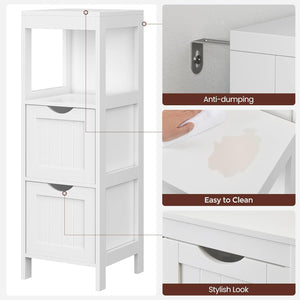 Bathroom Floor Cabinet with 2 Drawers - Karrari