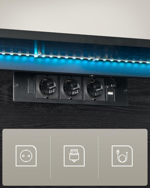 Wall-Mounted TV Cabinet with LED - Karrari