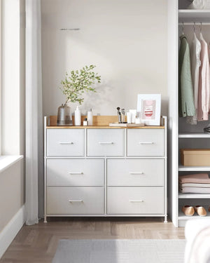 Bedroom Cabinet with 7 Fabric Drawers