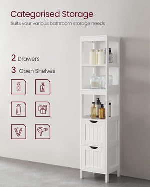 Tall Bathroom Floor Cabinet