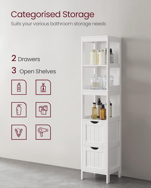 Tall Bathroom Floor Cabinet