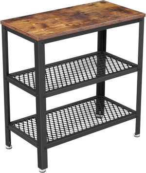 Side Table with 2 Mesh Shelves - Karrari