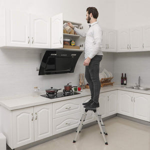 3-Level Multi-Purpose Aluminium Ladder (150kg Capacity) - Karrari