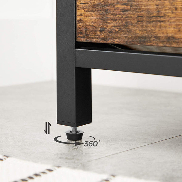 Industrial Shoe Bench with Padded Seat - Karrari