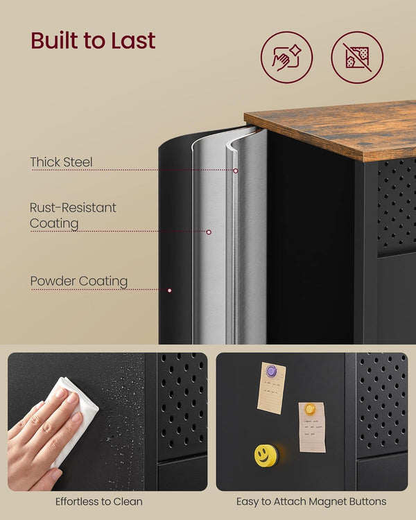 Metal Storage Cabinet with Doors